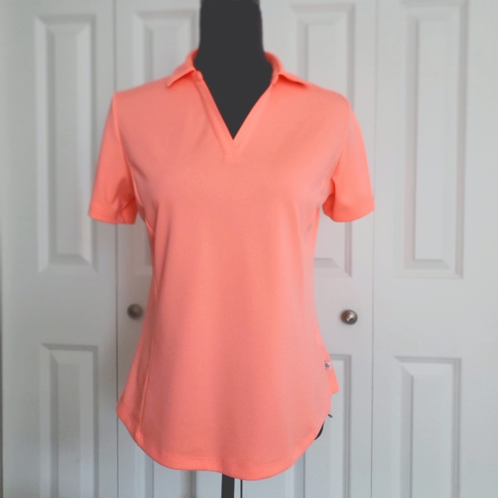 Lady Hagen V neck golf shirt